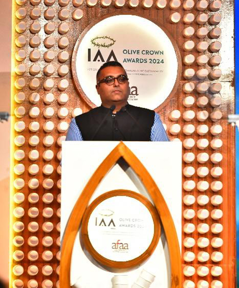 Janak Sarda, Chairperson IAA Olive Crown Committee 2024