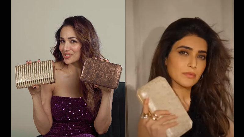 Dazzle this new year with Caprese Malaika Arora and Karishma Tanna showcase party clutches 1 Indian Television Dot Com